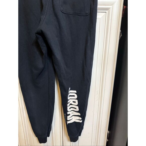 Jordan Men's Flight MVP Drawstring Fleece Jogger Sweatpants Black Size Small - Picture 14 of 14